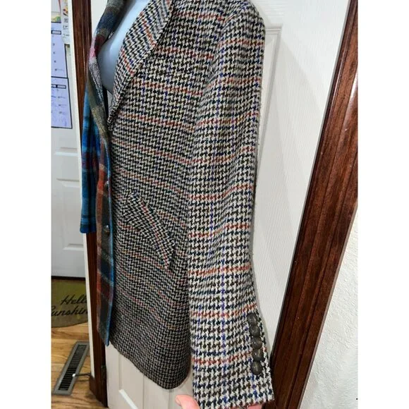 New VERONICA BEARD India Patchwork Dickey Coat Size 4